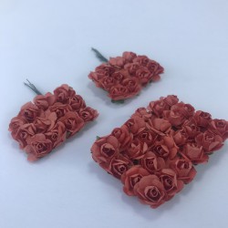 Turuncu Kağıt Çiçek-TC-1037