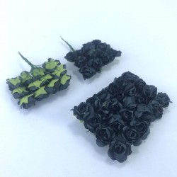 Siyah Kağıt Çiçek-TC-1038