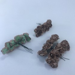 Kahverengi Kağıt Çiçek-TC-1040