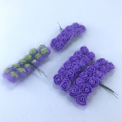 Lila Renk Lateks Çiçek-TC-1043