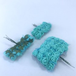 Su Yeşili Renk Lateks Çiçek-TC-1044