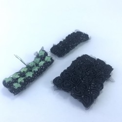 Siyah Renk Lateks Çiçek-TC-1045