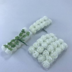 Krem Renk Lateks Çiçek-TC-1051