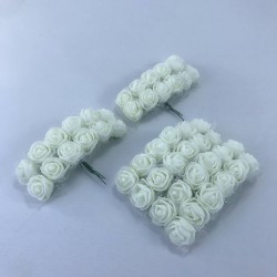 Krem Renk Lateks Çiçek-TC-1051