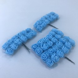 Turkuaz Renk Lateks Çiçek-TC-1052