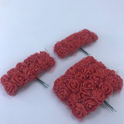 Kırmızı Renk Lateks Çiçek-TC-1053