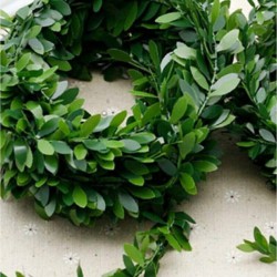 Tel Yaprak Şerit Yapay Taç Sarmaşık Süs 7 Metre-TC-1068