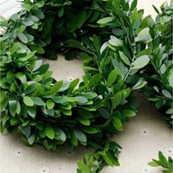 Tel Yaprak Şerit Yapay Taç Sarmaşık Süs 15 Metre-TC-1070