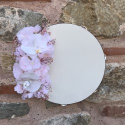 Beyaz Güllü Gelin Tefi-TEF-1004