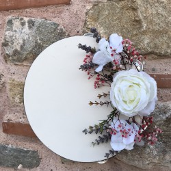 Beyaz Gül Ve Cipsolu Gelin Tefi-TEF-1005