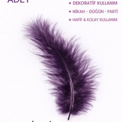 Premium Yapay Kuş T&uuml;y&uuml; 100 Adet M&uuml;rd&uuml;m Ekonomik Paket Nikah D&uuml;ğ&uuml;n Parti S&uuml;sleme-TEKTUY-1009