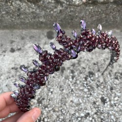 Thalia Model Mor Taç – Gelin Kına Düğün Abiye İçin Taşlı Gösterişli Saç Tacı-THALIA-10 Thalia Model Mor Taç – Gelin Kına Düğün Abiye İçin Taşlı Gösterişli Saç Tacı-THALIA-10