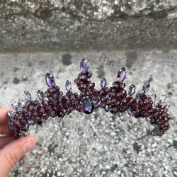 Thalia Model Mor Taç – Gelin Kına Düğün Abiye İçin Taşlı Gösterişli Saç Tacı-THALIA-10 Thalia Model Mor Taç – Gelin Kına Düğün Abiye İçin Taşlı Gösterişli Saç Tacı-THALIA-10