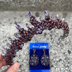 Thalia Taç Damla Mekik Küpe Seti Mor – Gelin Kına Düğün İçin Taşlı Işıltılı Abiye Aksesuar-THALIA-30 Thalia Taç Damla Mekik Küpe Seti Mor – Gelin Kına Düğün İçin Taşlı Işıltılı Abiye Aksesuar-THALIA-30