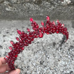 Thalia Model Bordo Taç – Gelin Kına Düğün Abiye İçin Taşlı Gösterişli Saç Tacı-THALIA-6 Thalia Model Bordo Taç – Gelin Kına Düğün Abiye İçin Taşlı Gösterişli Saç Tacı-THALIA-6