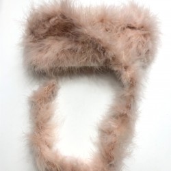 Koyu Pudra Tilki Tüyü Kalın 1 mt-TLT-1012