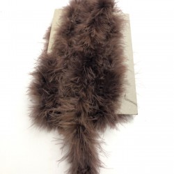 Koyu Kahve İnce Tilki Tüyü 1 mt-TLT-1017