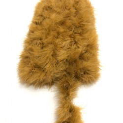 Koyu Hardal İnce Tilki Tüyü 1 mt-TLT-1020