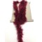 Bordo İnce Tilki Tüyü 1 mt-TLT-1026