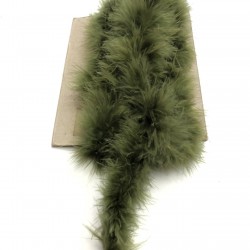 Haki İnce Tilki Tüyü 1 mt-TLT-1030