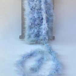 Kedi Kuyruğu,Tilki Tüyü Açık Mavi Rengi Otriş Tüy Çeşitleri 1 Metre-TLT-1037