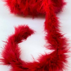 Kedi Kuyruğu,Tilki Tüyü Kırmızı Rengi Otriş Tüy Çeşitleri 1 Metre-TLT-1038