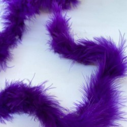 Kedi Kuyruğu,Tilki Tüyü Mor Renk Otriş Tüy Çeşitleri 1 Metre-TLT-1040