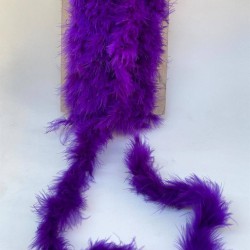 Kedi Kuyruğu,Tilki Tüyü Mor Renk Otriş Tüy Çeşitleri 1 Metre-TLT-1040