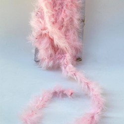 Kedi Kuyruğu,Tilki Tüyü Pembe Renk Otriş Tüy Çeşitleri 1 Metre-TLT-1041