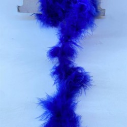 Kedi Kuyruğu,Tilki Tüyü Saks Mavi Rengi Otriş Tüy Çeşitleri 1 Metre-TLT-1042