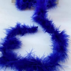 Kedi Kuyruğu,Tilki Tüyü Saks Mavi Rengi Otriş Tüy Çeşitleri 1 Metre-TLT-1042