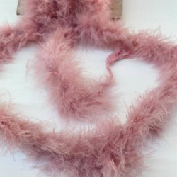 Kedi Kuyruğu,Tilki Tüyü Pudra Rengi Otriş Tüy Çeşitleri 1 Metre-TLT-1043