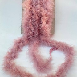 Kedi Kuyruğu,Tilki Tüyü Pudra Rengi Otriş Tüy Çeşitleri 1 Metre-TLT-1043