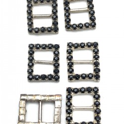 Siyah Metal Taşlı Kemer Tokası-TOK-1004 Siyah Metal Taşlı Kemer Tokası-TOK-1004