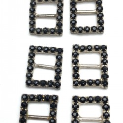 Siyah Metal Taşlı Kemer Tokası-TOK-1004 Siyah Metal Taşlı Kemer Tokası-TOK-1004