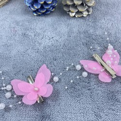 Pembe Kelebek Toka Organizasyon Kız Toka Saç Aksesuarı Çocuk Toka-TOKA-1057 Pembe Kelebek Toka Organizasyon Kız Toka Saç Aksesuarı Çocuk Toka-TOKA-1057