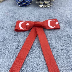 Türk Bayrağı Ay Yıldız Desenli Kırmızı Toka Organizasyon Toka Kız Toka-TOKA-1065 Türk Bayrağı Ay Yıldız Desenli Kırmızı Toka Organizasyon Toka Kız Toka-TOKA-1065