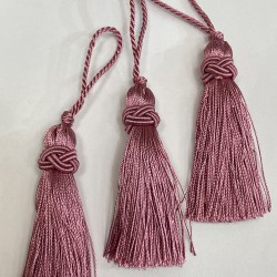 Gül Kurusu Topuzlu Püskül 1 Adet Boy 7 Cm-TOPTP-6