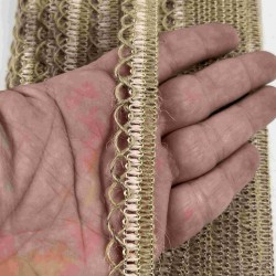 Vizon Tovelia İnce Form Vurgulu Hasır Dekoratif Şerit 1 Metre Paketleme S&uuml;sleme-TOVELIA-4