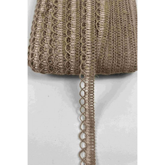 Vizon Tovelia İnce Form Vurgulu Hasır Dekoratif Şerit 1 Metre Paketleme S&uuml;sleme-TOVELIA-4