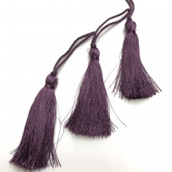 Mor Tekli Püskül 7 cm (10 adet)-TPS-1009