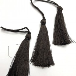 Kahve Tekli Püskül 10 Adet 7 cm-TPS-1027