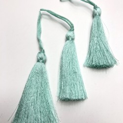 Su Yeşili Tekli Püskül 10 Adet 7 cm-TPS-1029