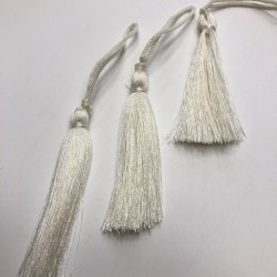 Krem Tekli Püskül 10 Adet 7 cm-TPS-1038