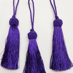 Açık Mor Topuzlu Tekli Püskül 12cm 1 adet-TPS-1071