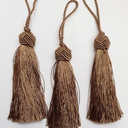 Vizon Topuzlu Tekli Püskül 12cm 1 adet-TPS-1072