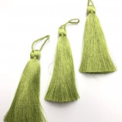 Fıstık Yeşili Tekli Püskül 10 cm ( 1 adet )-TPS-1091