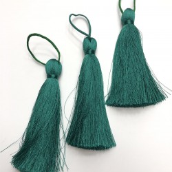 Koyu Yeşil Tekli Püskül 10 cm ( 1 adet )-TPS-1092