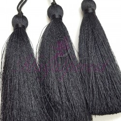 Siyah Tekli Püskül 10 cm ( 1 adet )-TPS-1094