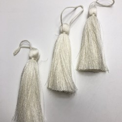 Açık Krem Tekli Püskül 10cm 1 adet-TPS-1109